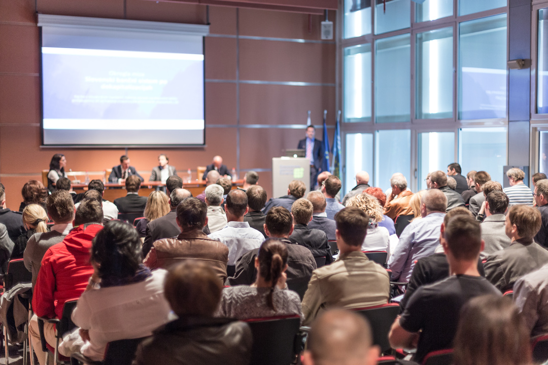 Round Table Discussion at Business Convention.